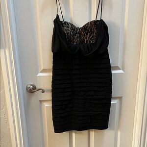 Elegant Black Lace Dress
